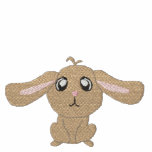 Brown Rabbit Embroidered T-Shirt embroidered shirts