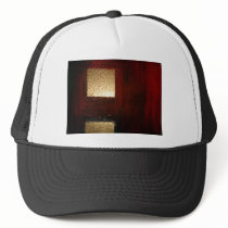 Brown Red Gold Abstract