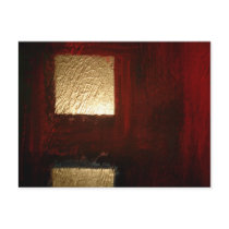 Brown Red Gold Abstract