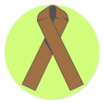 Brown Ribbon Apparel and Products Sticker