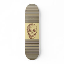 Brown Skull. Skateboards