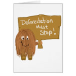 Brown stop deforestation cards