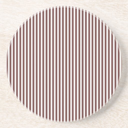 Brown Stripes Drink Coaster