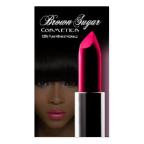 Brown Sugar II - Afrocentric Cosmetics, Makeup Business Card