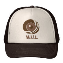 Brown & tan MulWear Logo Cap Trucker Hat