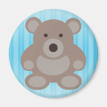 Brown Teddy Bear Fridge Magnets