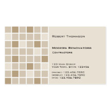 Brown Tile Business Card