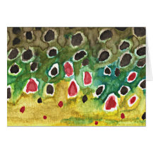 Brown Trout Fish Cards
