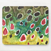 Brown Trout Fish Mousemat