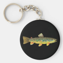 Brown Trout Fishing Keychains