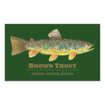 Brown Trout Latin Ichthyology Stickers