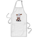 Brown & White Cow aprons