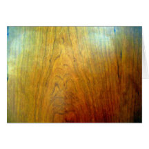 Brown Wood Texture Greeting Card