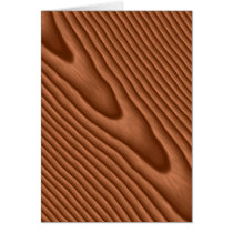 Brown Woodgrain Textured Greeting Cards