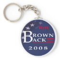 Brownback '08 Key Chain keychains