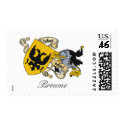 Browne Family Crest postage