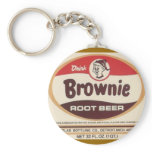 brownie root beer keychain