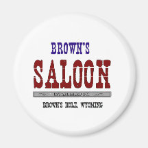 Brown's Saloon Refrigerator Magnets