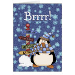 Brrr!  Seasons Greetings custom card