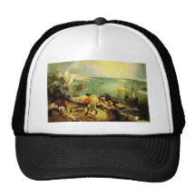 Bruegel's Landscape with the Fall of Icarus - 1558 Mesh Hats