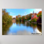bruges, belgium poster