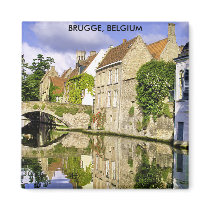 BRUGGE, BELGIUM FRIDGE MAGNETS