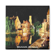 BRUGGE, BELGIUM REFRIGERATOR MAGNET