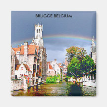 BRUGGE  BELGIUM REFRIGERATOR MAGNETS