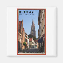 Brugge Refrigerator Magnet