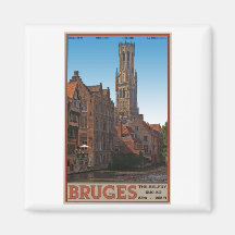 Brugge - The Belfry Magnets