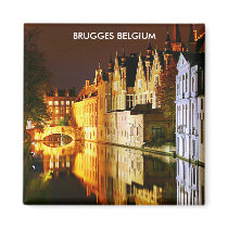 BRUGGES BELGIUM FRIDGE MAGNET
