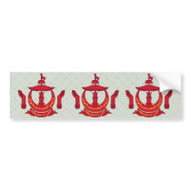 Brunei Coat of Arms detail Bumper Sticker