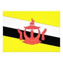 Brunei Flag Personalized Invite