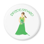 Brunette Bridesmaid in Green Gifts