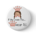 Brunette Crown Fits Pin
