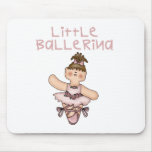 Brunette Little Ballerina  mousepads