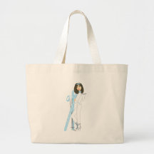 Brunette Skier Bag