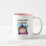 Brunette World's Best Big Sister Tshirts Mug