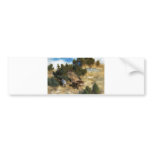 Bruno Liljefors - Eagle Chasing Hare 1924 Rabbit Bumper Stickers