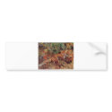Bruno Liljefors -  Foxes 1885 Oil on Canvas Print bumper stickers