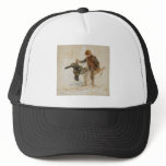 Bruno Liljefors Juvenile Grouse Hunter Study 1924 hats