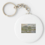 Bruno Liljefors  Landscape W/ Cranes @ Water  1924 Keychains