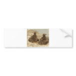 Bruno Liljefors - Örnungar  Baby Birds 1907 Oil bumper stickers