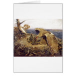 Bruno Liljefors - Sea Eagles Nest 1906 chicks Greeting Cards