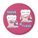 Brush and Floss magnets