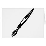 Brush Greeting Cards