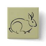 Brush stroke rabbit buttons