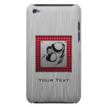 Brushed aluminium look Boxer iPod Touch Case-Mate Case