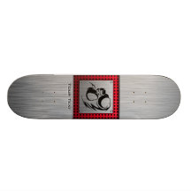 Brushed aluminium look Boxer Skate Boards
