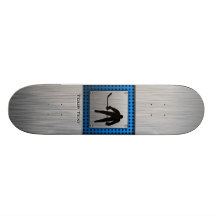 Brushed Aluminium look Hockey Skate Board